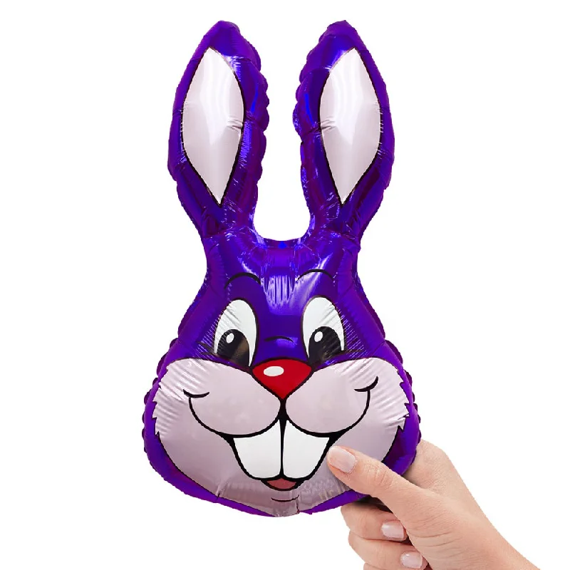 16 inch RABBIT - PURPLE MINI SHAPE (AIR-FILL ONLY)