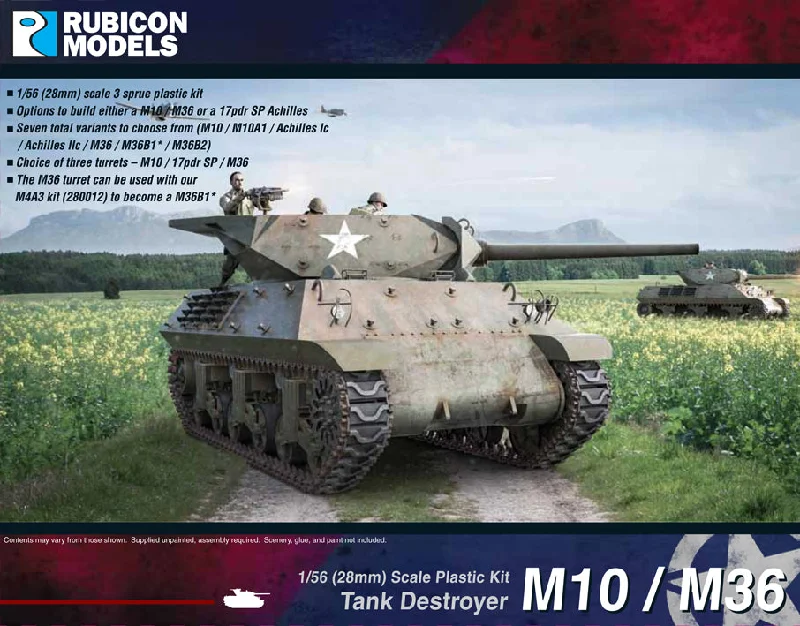 Rubicon 1/56 M10/M36 Tank Destroyer