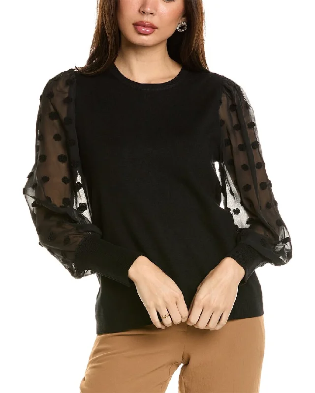 Adrianna Papell Puff Sleeve Top