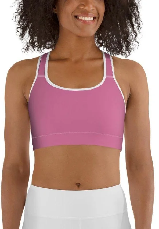 Bubblegum Pink Sports Bra