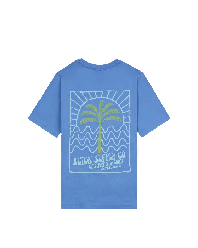 Boy's (8-16) Wavy Palm S/S Tee