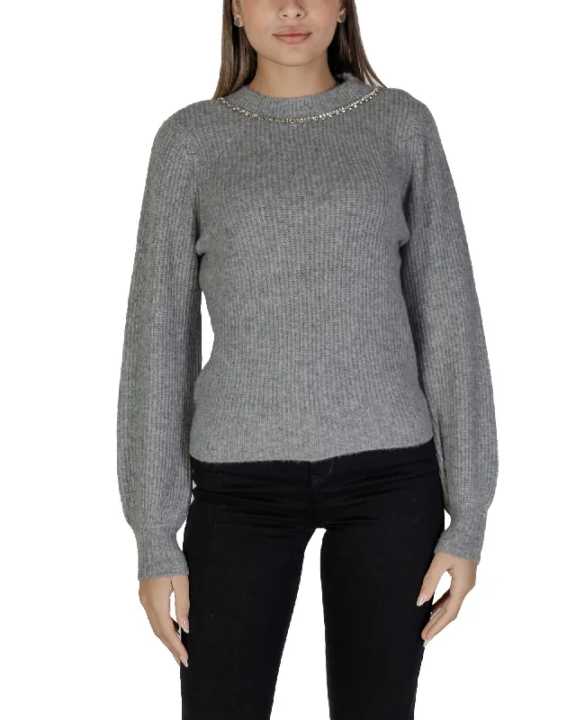 Only Round Neck Long Sleeve Knit Sweater