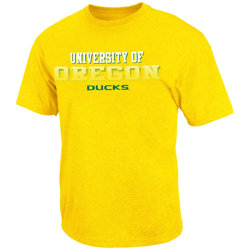 Oregon Ducks Colosseum Yellow Fade In T-Shirt