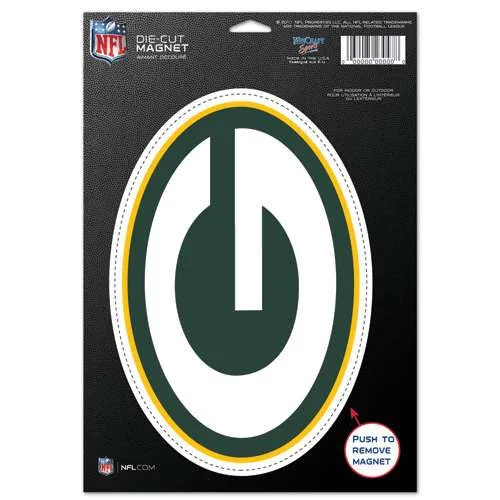 Green Bay Packers Wincraft Logo Die-Cut Magnet