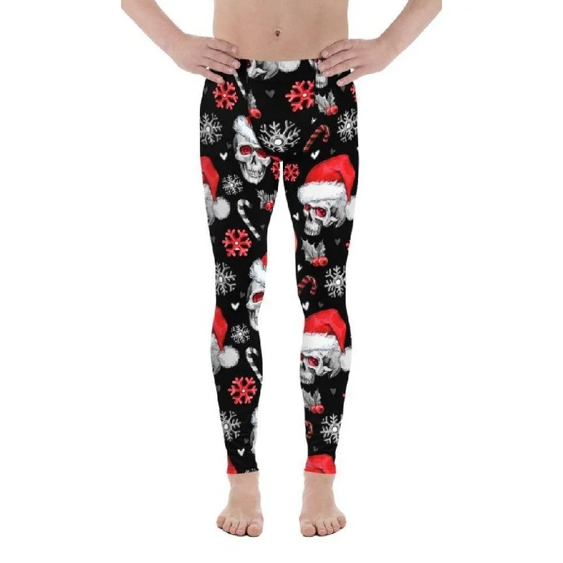 Christmassy Skulls Men's Leggings