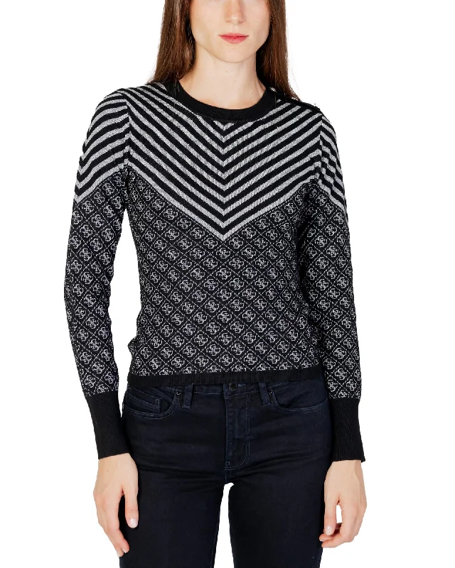 Guess  Women's Striped Logo Sweater