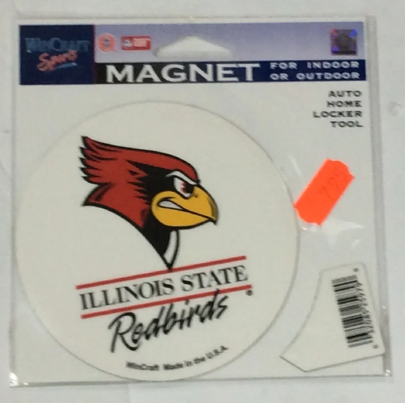 Illinois State Redbirds Wincraft White Magnet