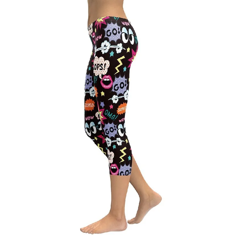 Super Cool Pop Art Capris