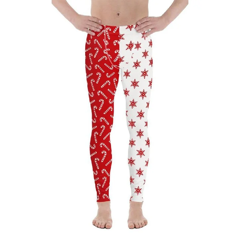 Two Patterned Christmas Men's Leggings