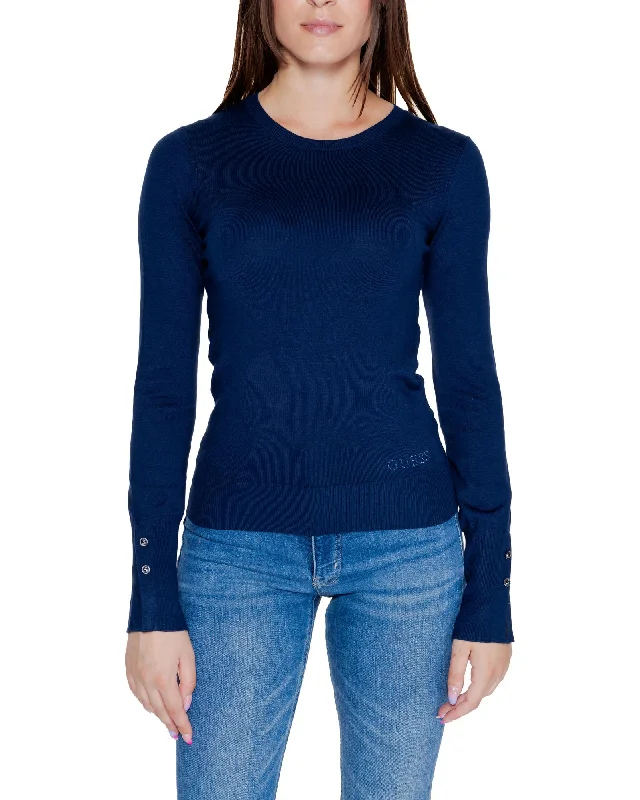 Guess  Women's Ribbed Knit Sweater  Navy