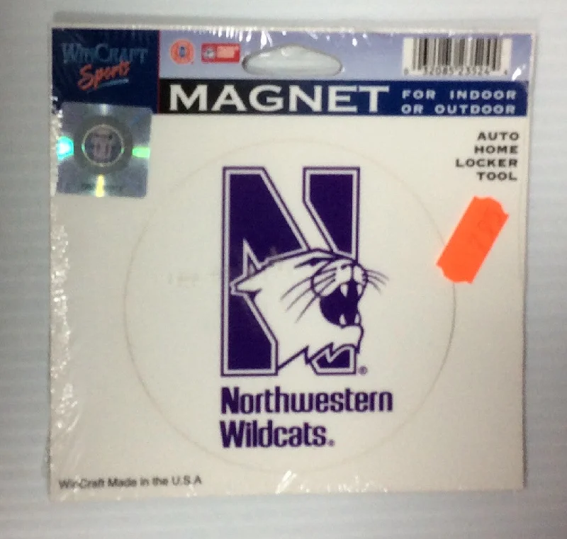 Northwestern Wildcats Wincraft White Magnet