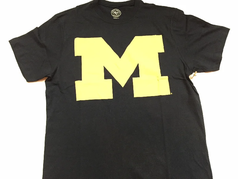 Michigan Wolverines '47 Brand Blue Logo Adult Shirt