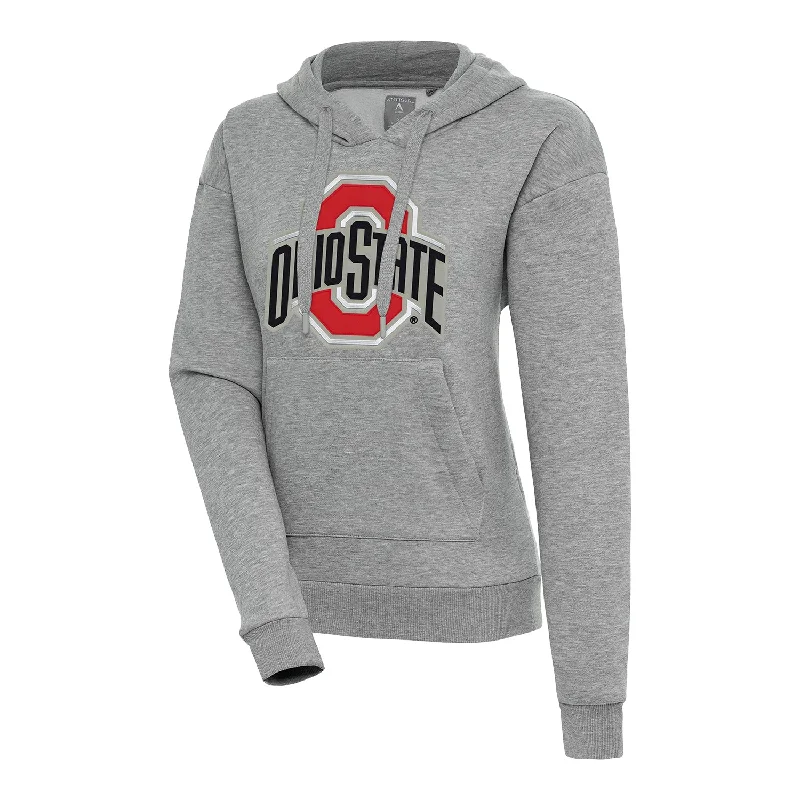 Ladies Ohio State Buckeyes Victory Gray Sweatshirt