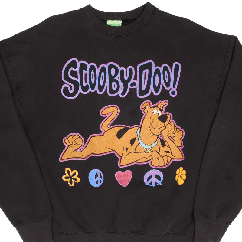 VINTAGE SCOOBY DOO PEACE AND LOVE SWEATSHIRT SIZE XL 1998